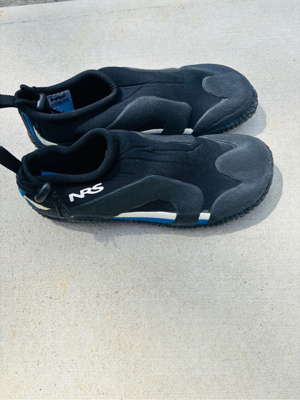 NRS Kicker Black Men's Water Shoes - Slip-On Boat Shoes size 10 - Picture 7 of 8